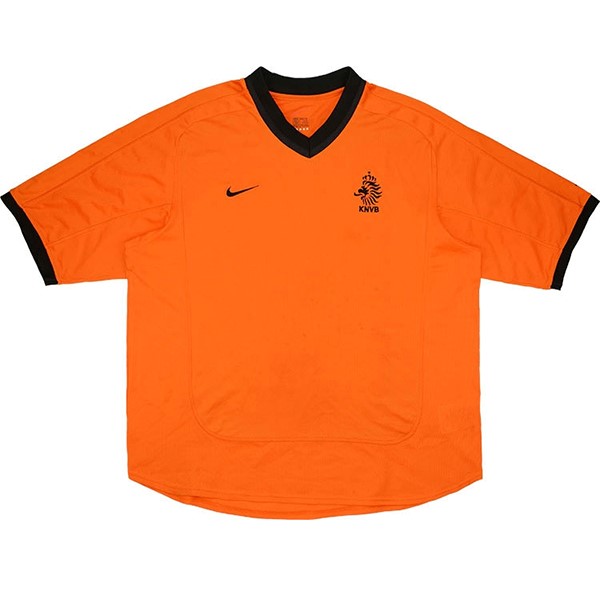 Thailande Maillot Football Pays Bas Domicile Retro 2000 Orange